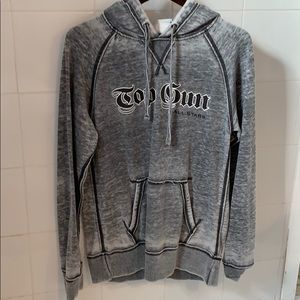 TopGun sweater with hoodie size M